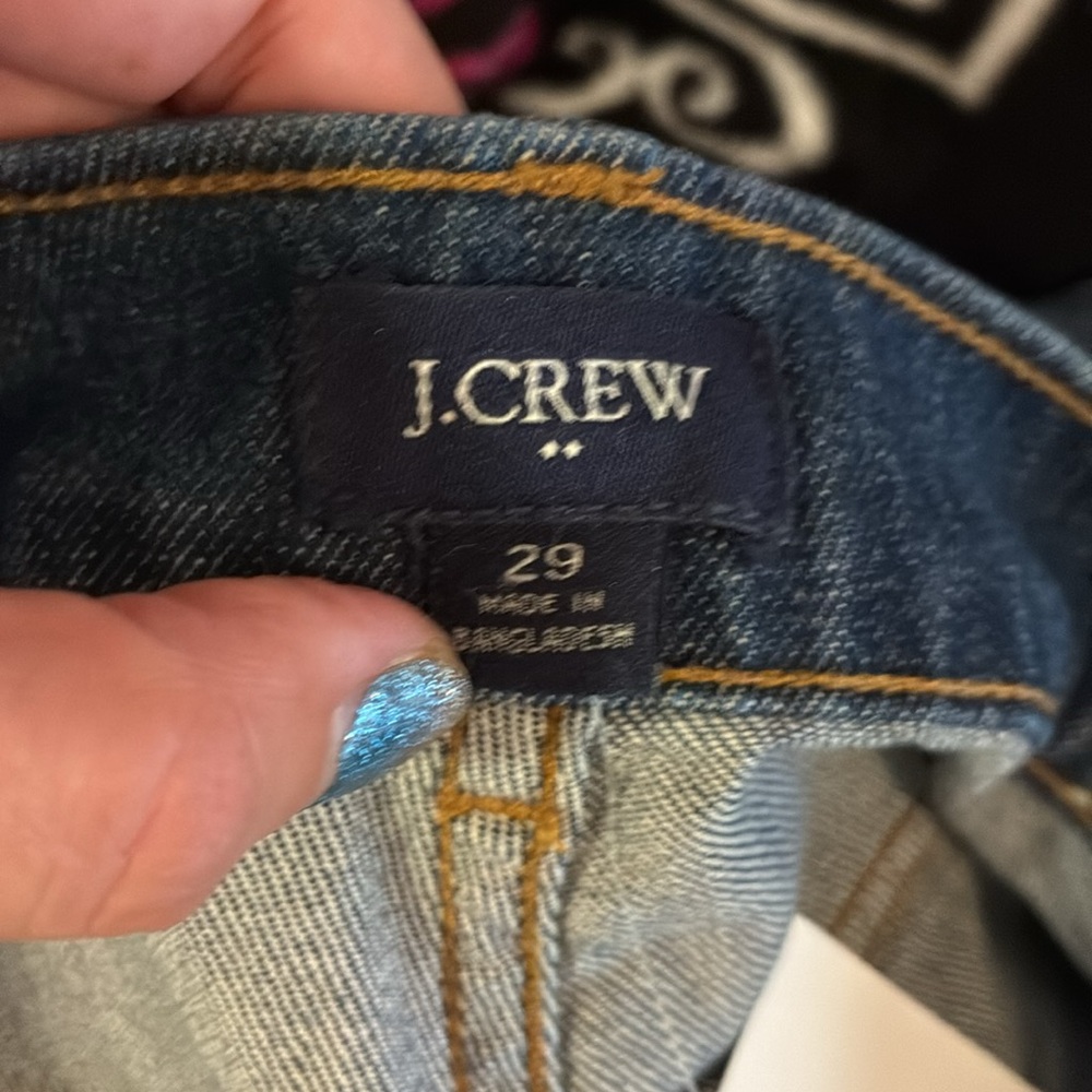 J. Crew Blue Denim Wide-Leg Pants NWT - Picture 9 of 13